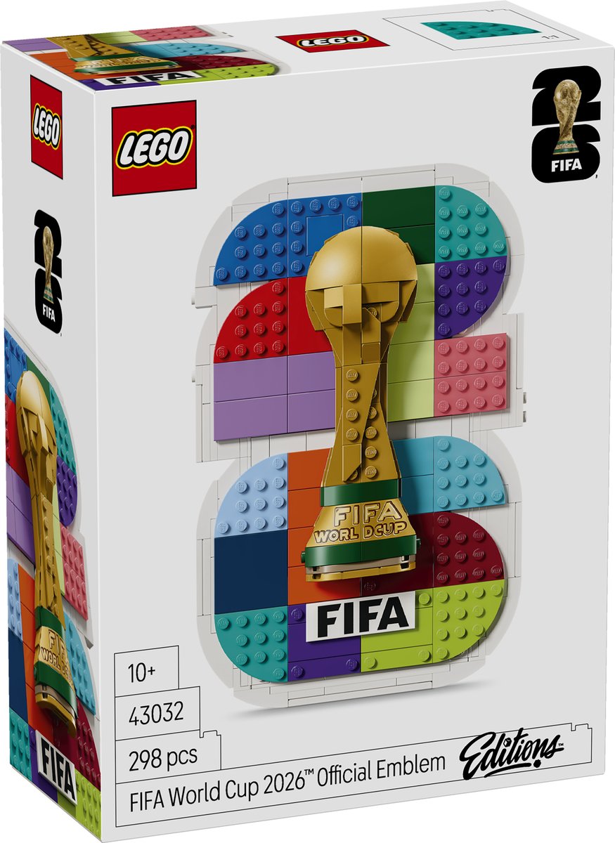 LEGO 43032 LEGO® Editions 43032 - Offizielles Emblem des FIFA World Cup 2026™ – Verpackung vorne