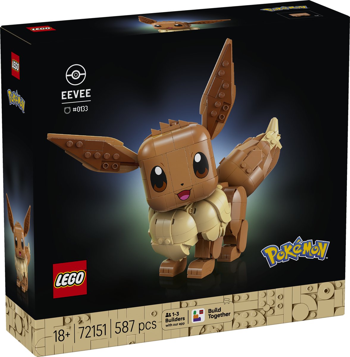 LEGO 72151 LEGO® Pokémon™ 72151 - Evoli – Verpackung vorne