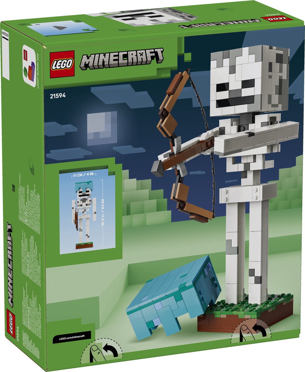 LEGO 21594 LEGO® Minecraft® 21594 - Das Skelett – Verpackung hinten