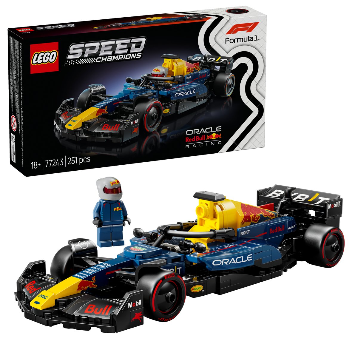 LEGO 77243 LEGO® Speed Champions 77243 - Oracle Red Bull Racing RB20 F1® Rennauto – Box & Produkt