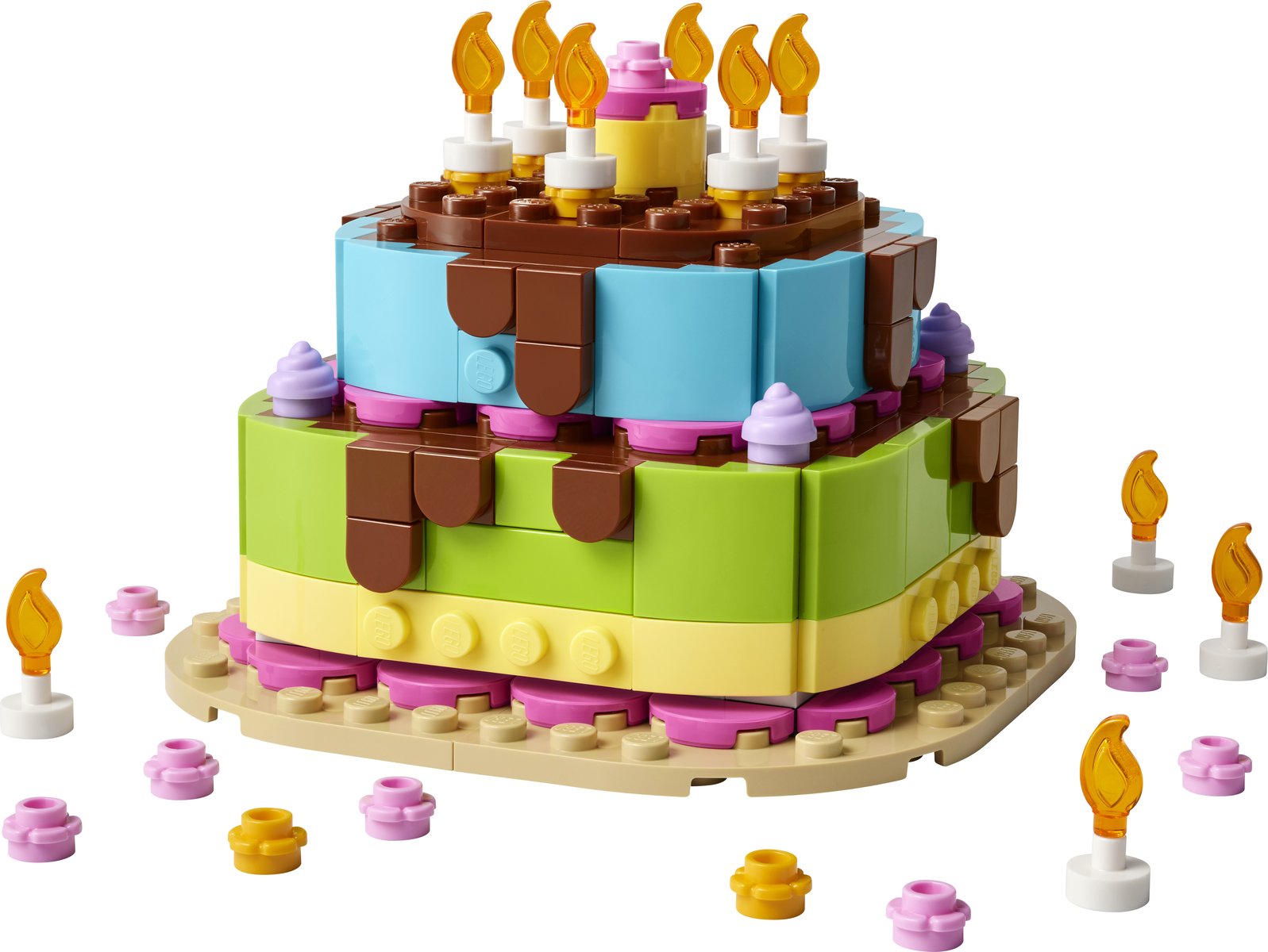 LEGO 40815 LEGO® LEGO Iconic 40815 - Geburtstagstorte – Produktfoto