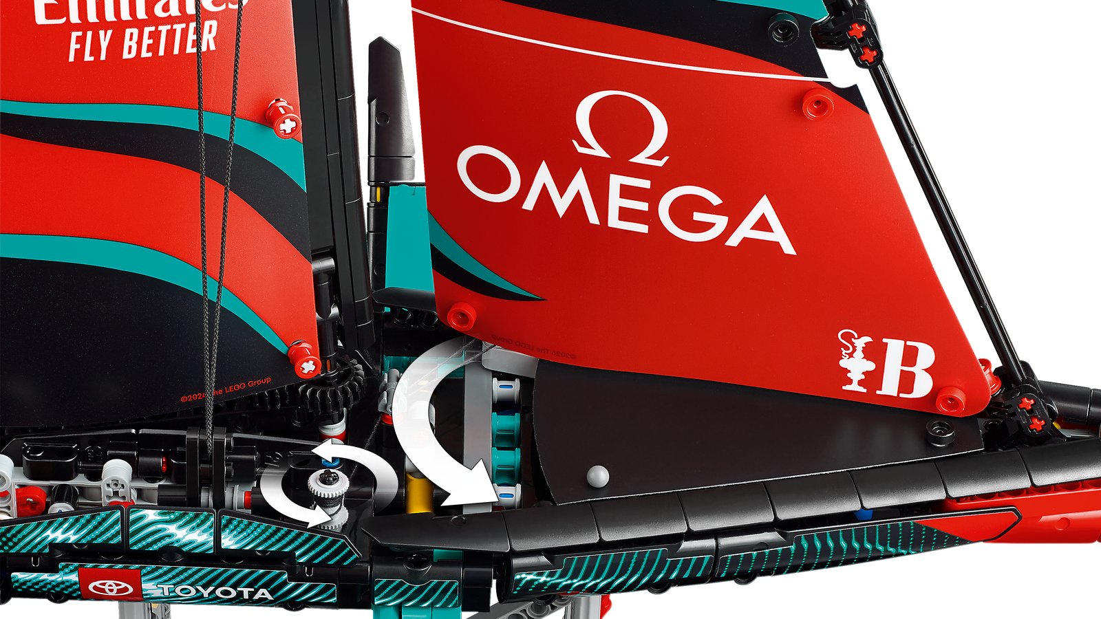 LEGO 42174 LEGO® Technic 42174 - Emirates Team New Zealand AC75 Rennjacht – Detailansicht 4