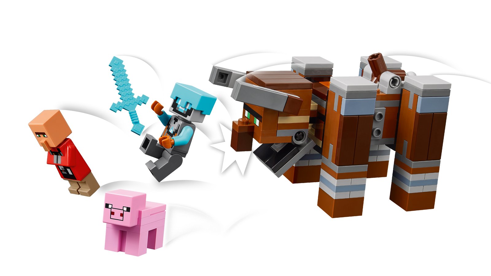 LEGO 21278 LEGO® Minecraft 21278 - Ein Verwüster am Plünderer-Außenposten – Detailansicht 6
