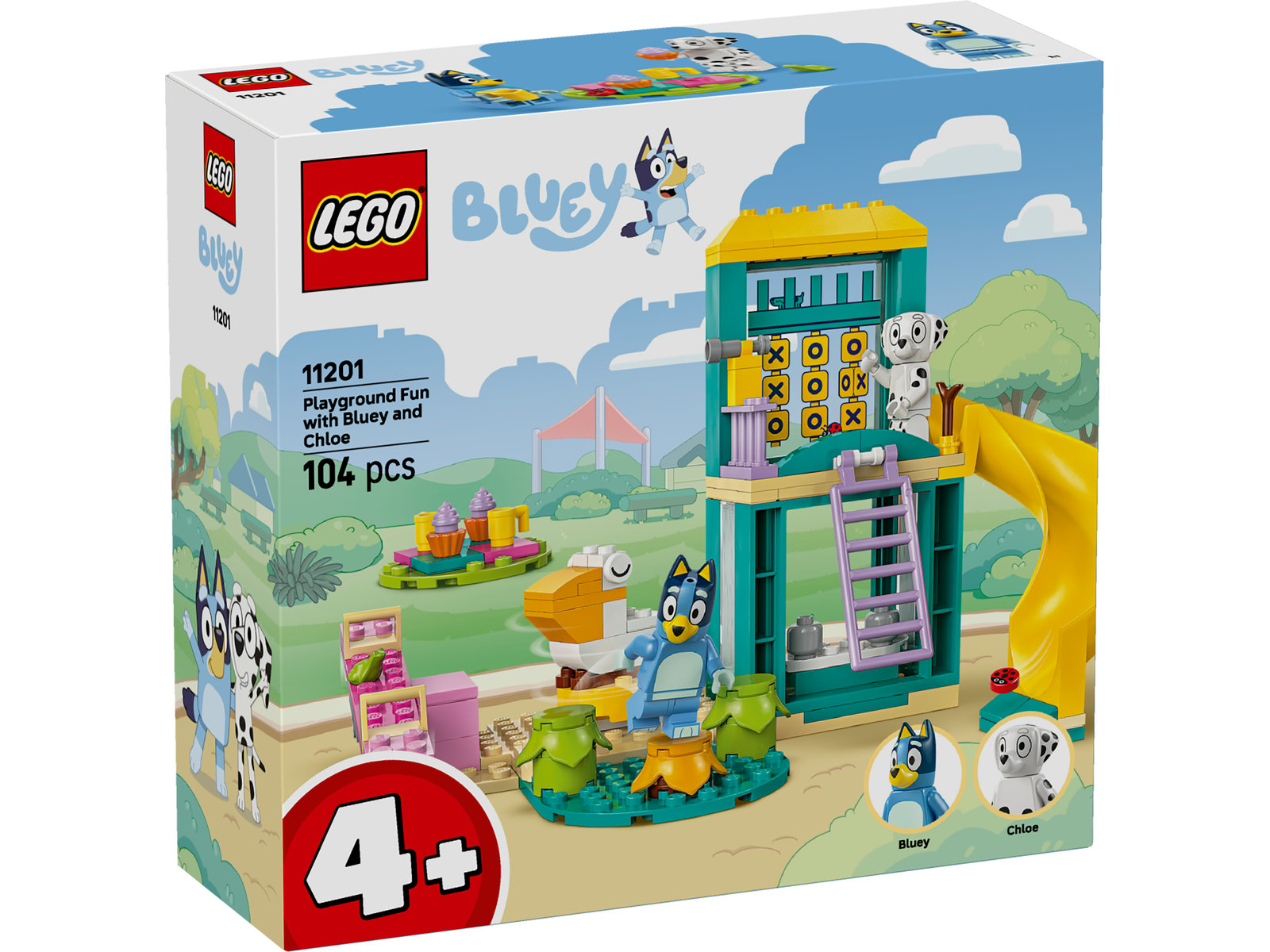 LEGO® Bluey 11201 - Bluey und Chloe auf dem Spielplatz