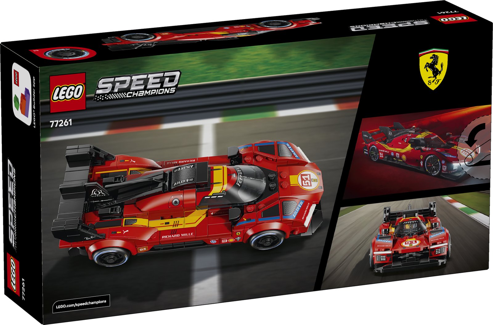 LEGO 77261 LEGO® Speed Champions 77261 - Ferrari 499P – Verpackung hinten
