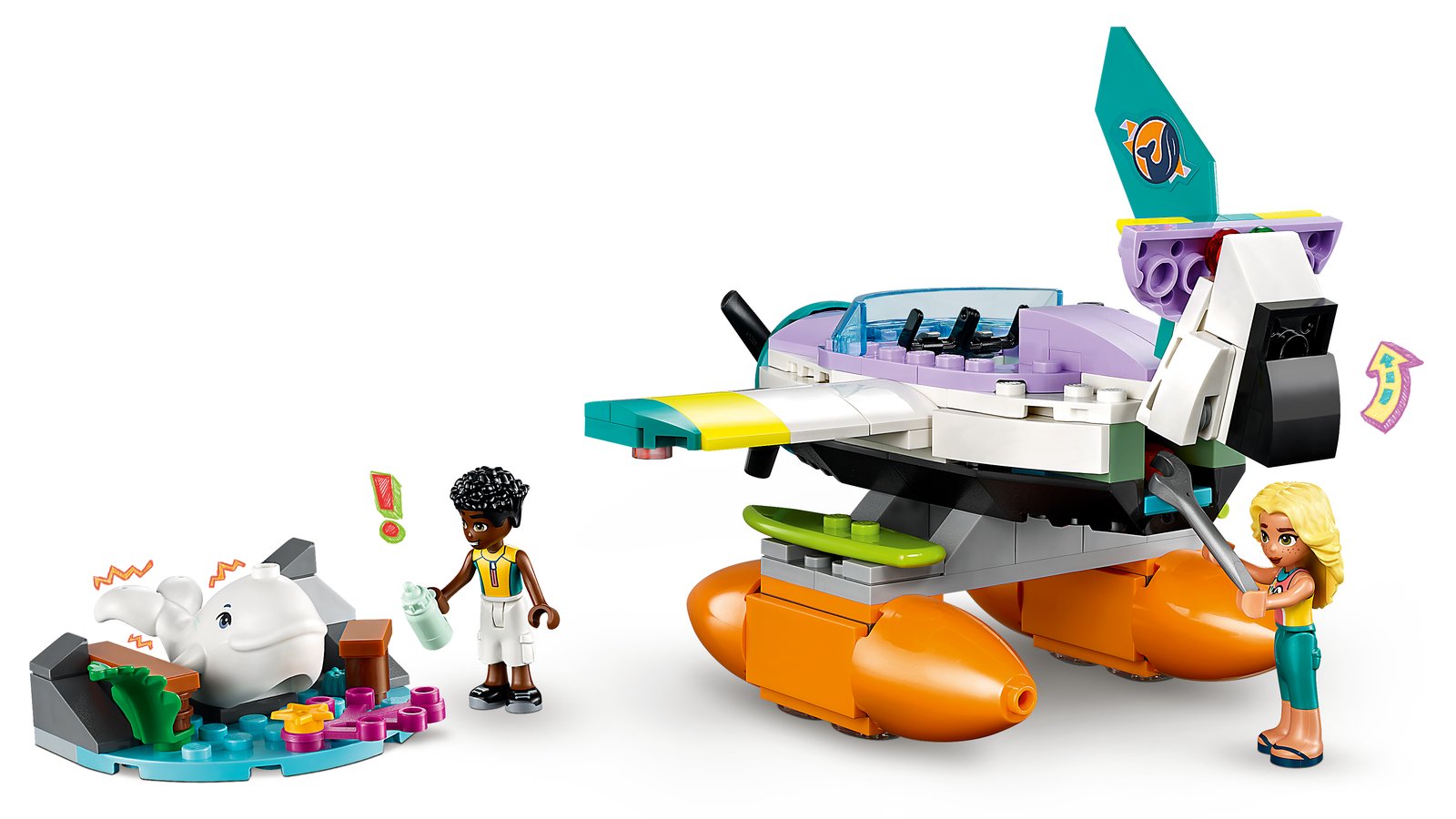 LEGO 41752 LEGO® Friends 41752 - Seerettungsflugzeug – Detailansicht 2