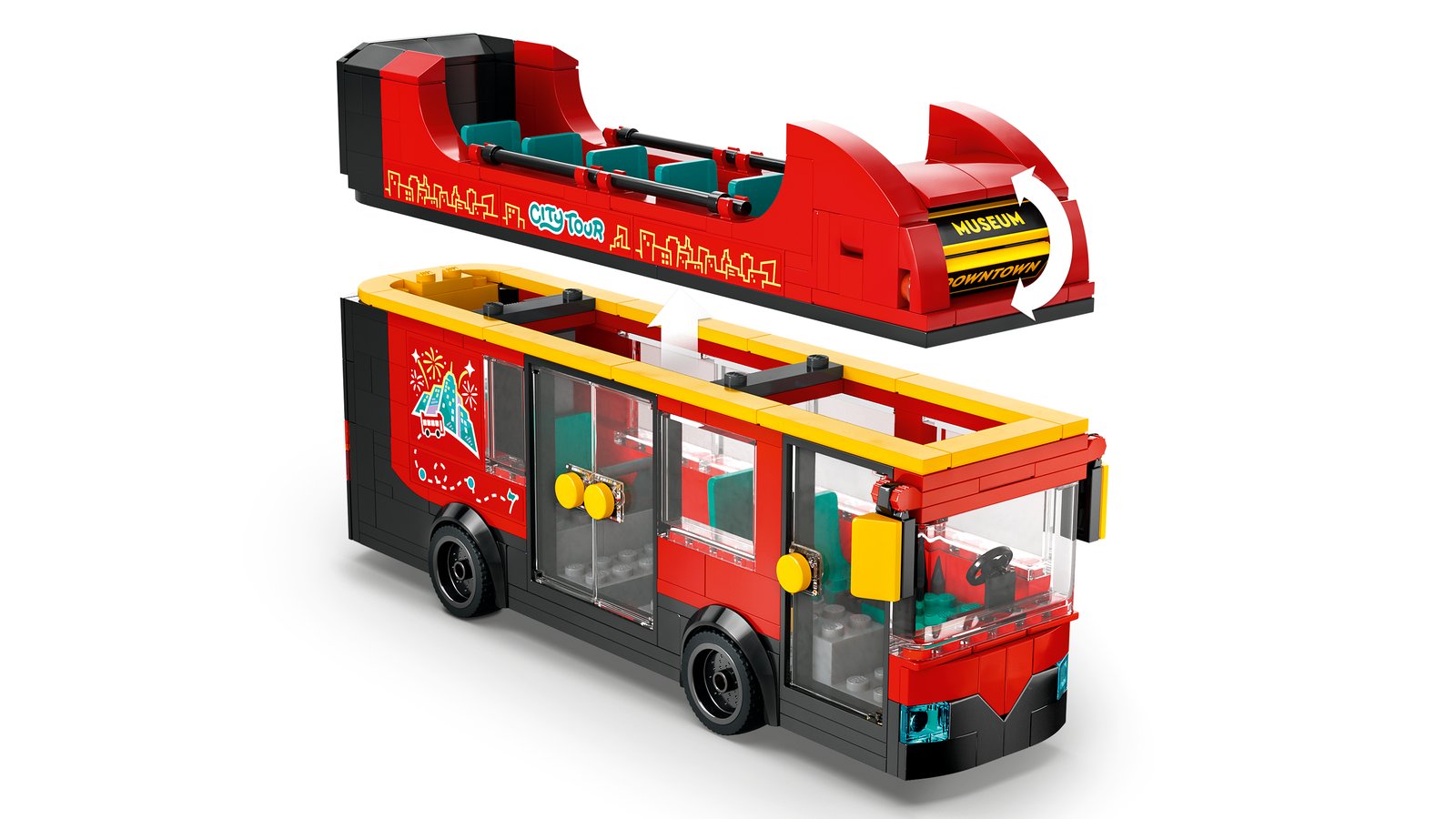 LEGO 60407 LEGO® City 60407 - Doppeldeckerbus – Detailansicht 3