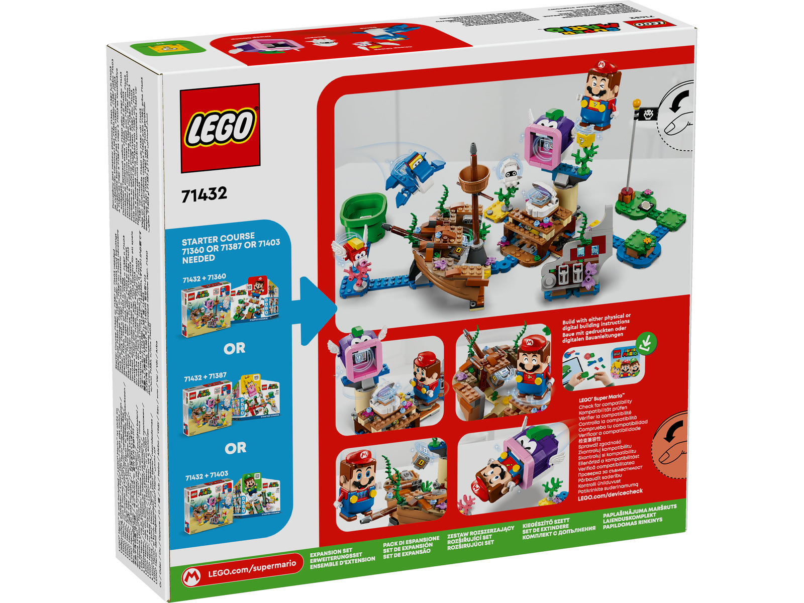 LEGO® Super Mario 71432 - Dorrie und das versunkene Schiff – Erweiterungsset