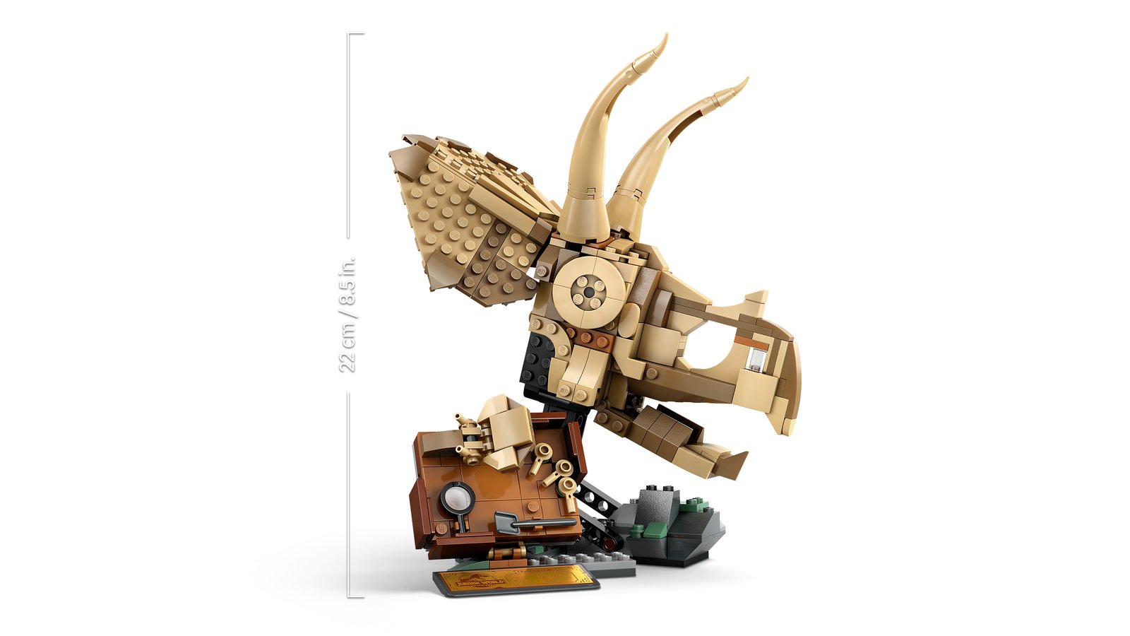 LEGO 76969 LEGO® Jurassic World 76969 - Dinosaurier-Fossilien: Triceratops-Schädel – Detailansicht 2