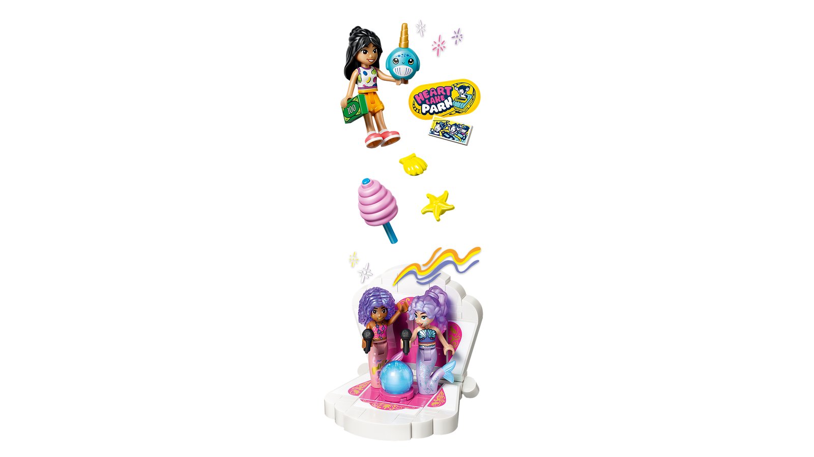 LEGO 42703 LEGO® Friends 42703 - Meerjungfrauen-Achterbahn – Detailansicht 3