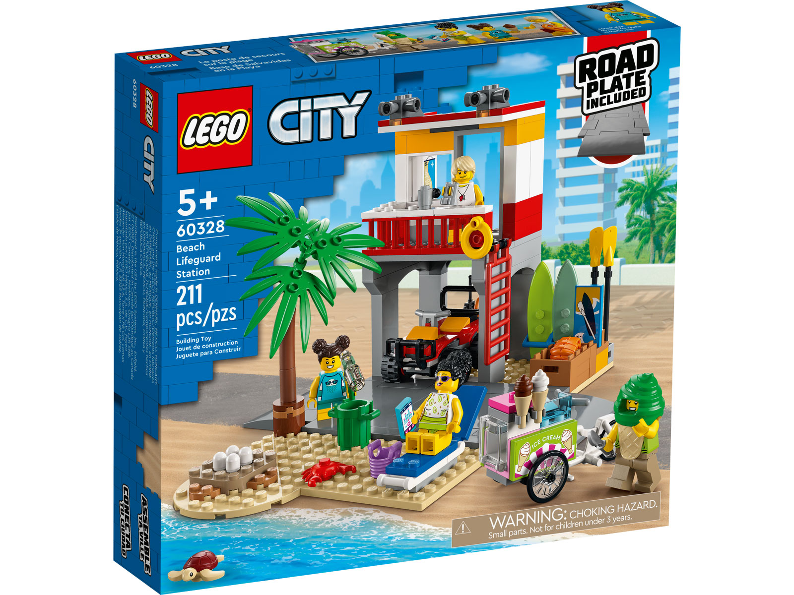 LEGO® City 60328 - Rettungsschwimmer-Station LEGO® City 60328 - Rettungsschwimmer-Station - Box Front