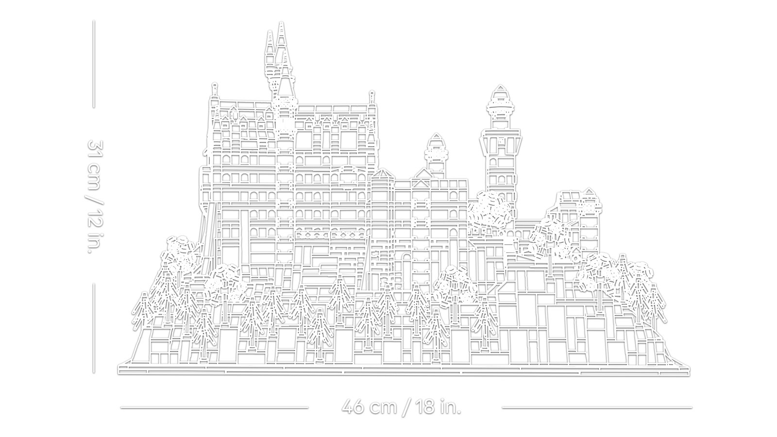 LEGO 21063 LEGO® Architecture 21063 - Schloss Neuschwanstein – Detailansicht 8