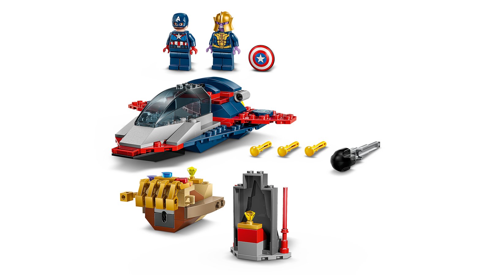 LEGO 76319 LEGO® Super Heroes 76319 - Captain America vs. Thanos – Detailansicht 3