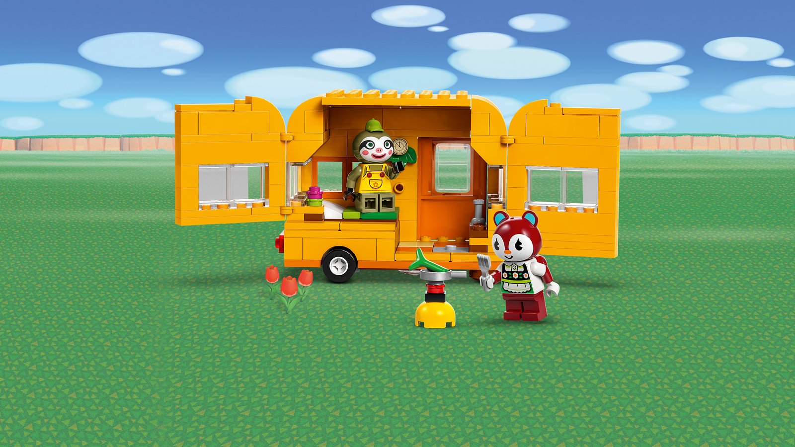 LEGO 77054 LEGO® Animal Crossing™ 77054 - Gerds Wohnwagen & Gärtnerei – Detailansicht 7