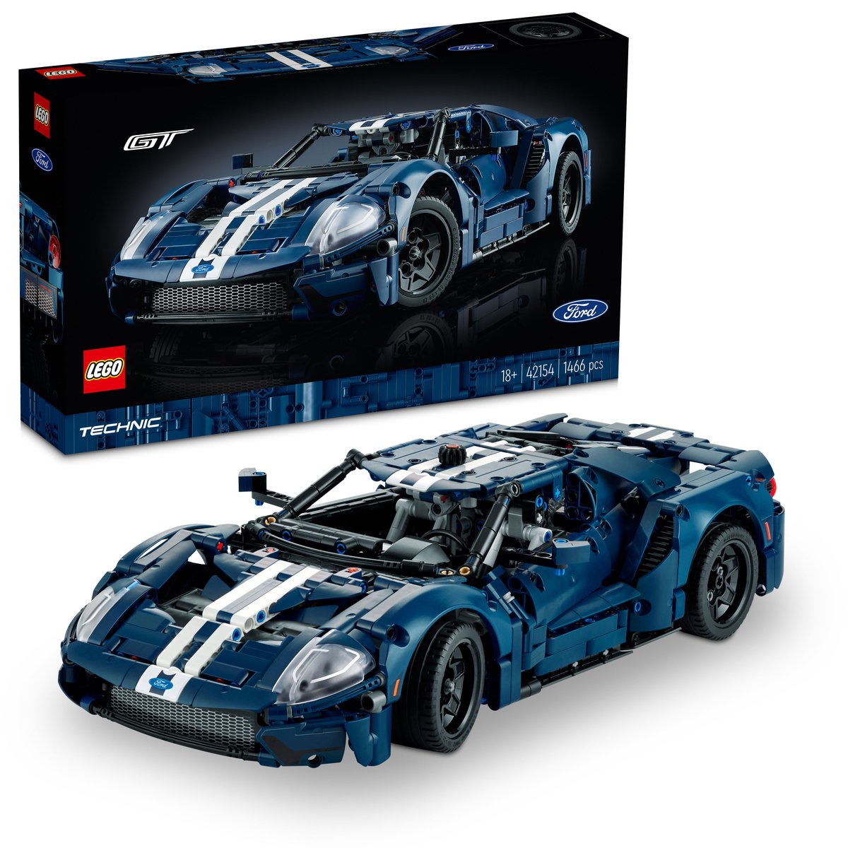 LEGO 42154 LEGO® Technic 42154 - Ford GT 2022 – Box & Produkt