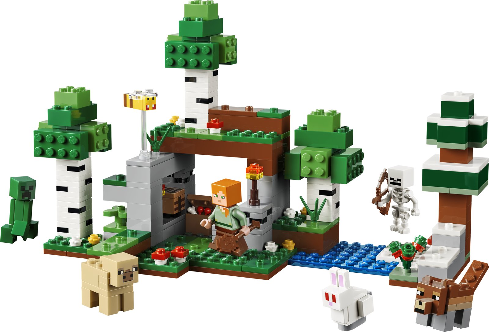 LEGO 21593 LEGO® Minecraft® 21593 - Erstes Abenteuer in der Nacht – Produktfoto