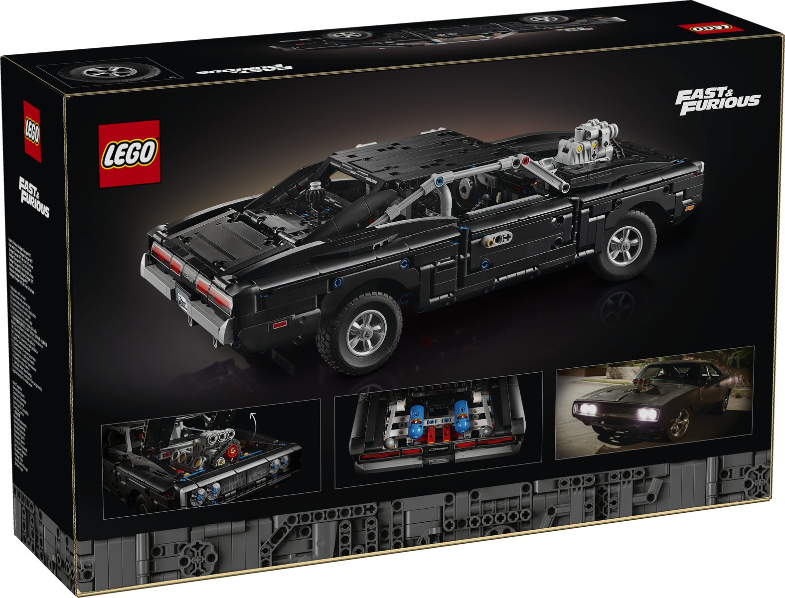 LEGO 42231 LEGO® Technic 42231 - Fast and Furious Dodge Charger R/T Auto – Verpackung hinten