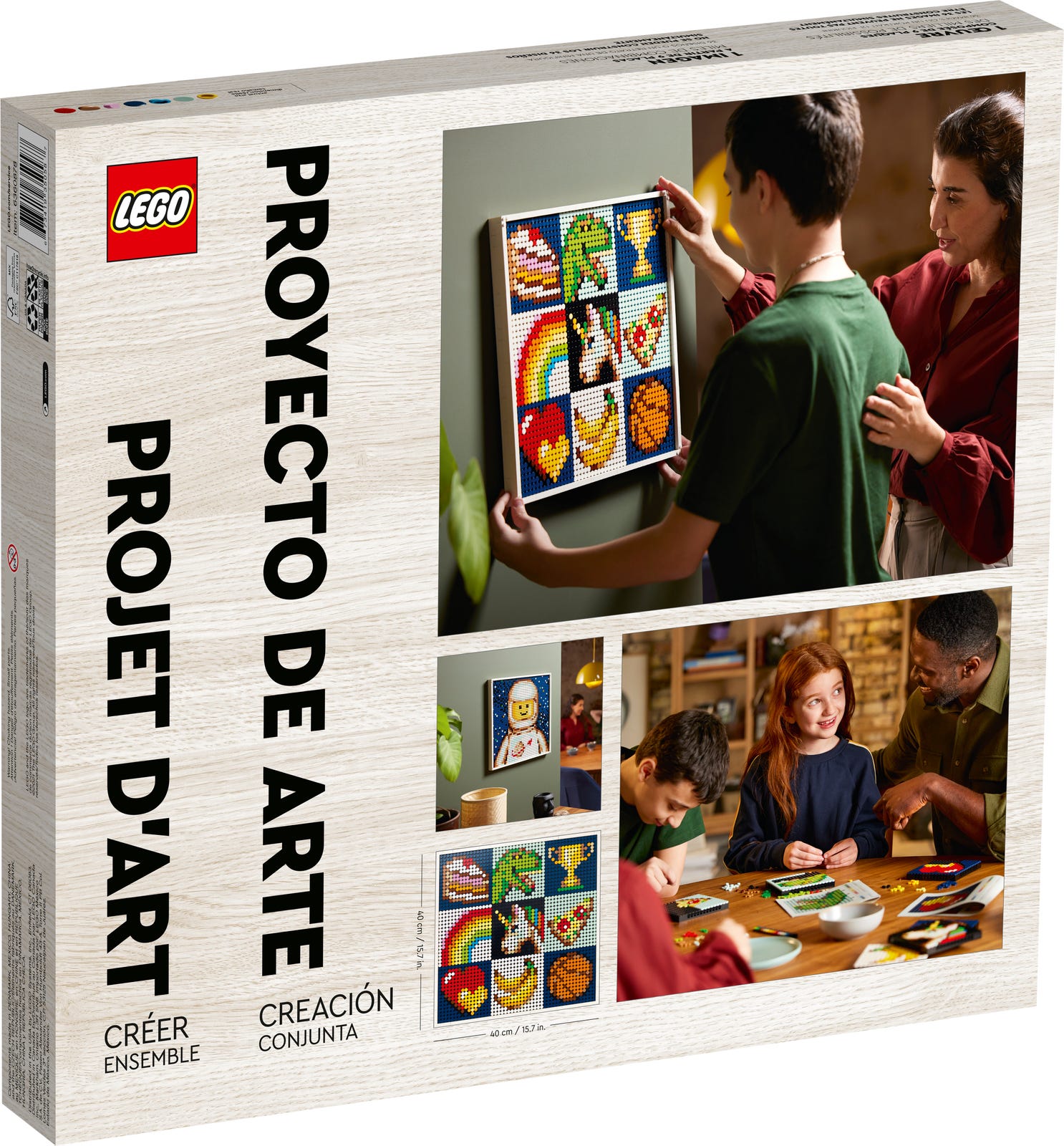 LEGO® Art 21226 - Gemeinsames Kunstprojekt - Box Back