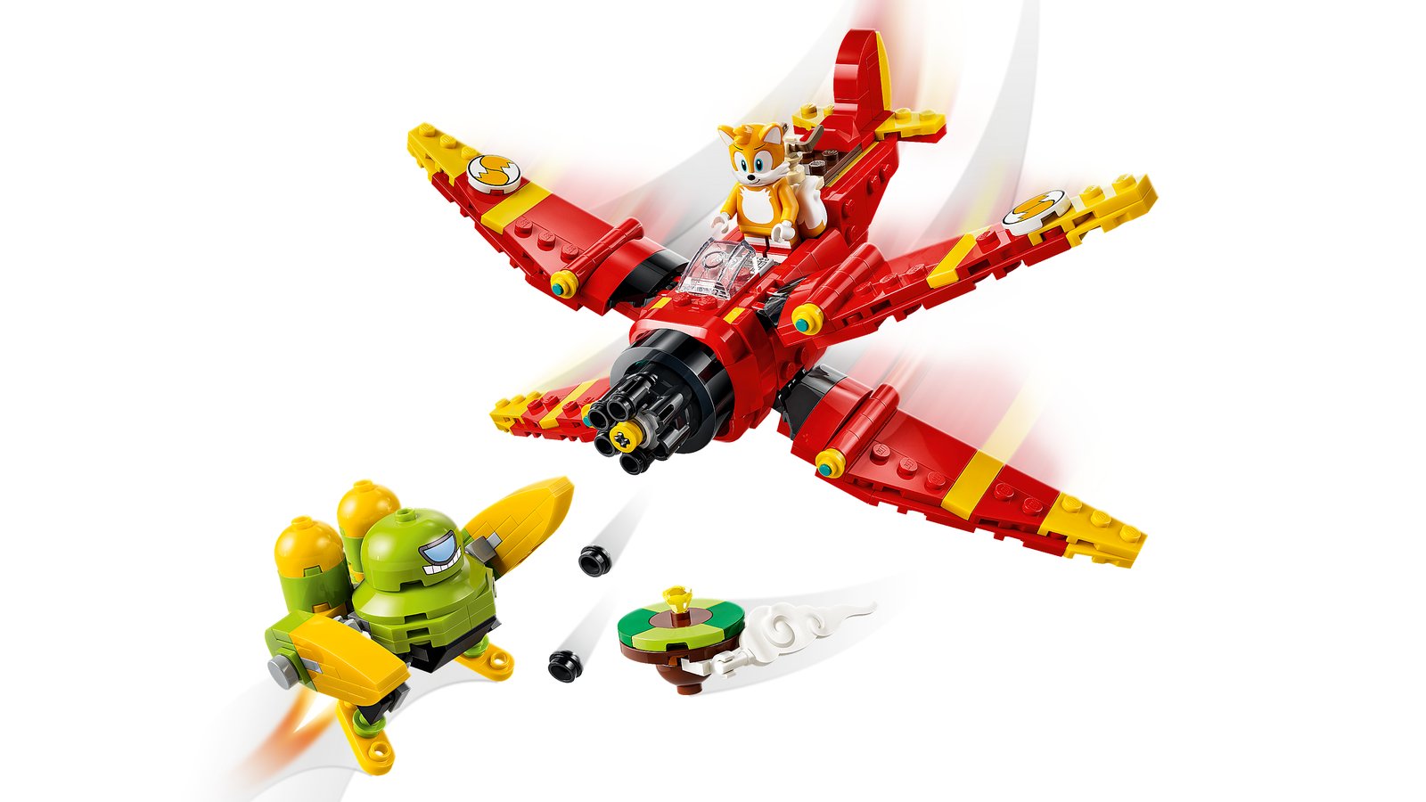 LEGO 77119 LEGO® Sonic the Hedgehog™ Tails‘ Tornado-1 77119 - Tails' Tornado-1 – Primäres Produktbild