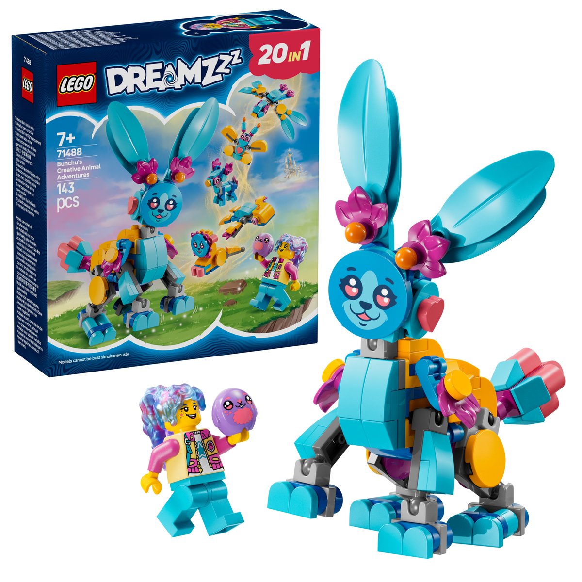LEGO 71488 LEGO® DREAMZzz 71488 - Bunchus kreative Tierabenteuer – Box & Produkt