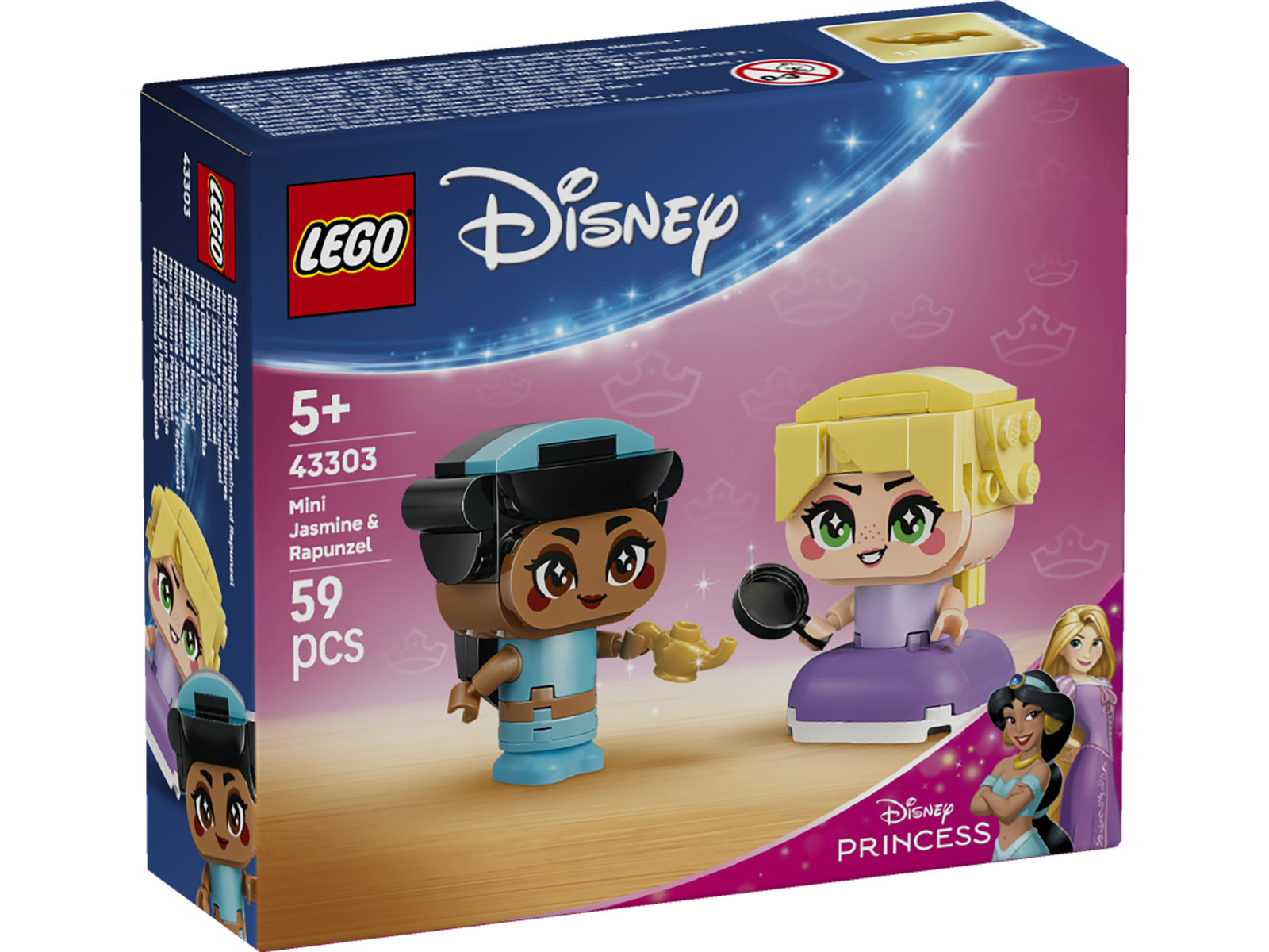 LEGO® Disney Princess 43303 - Die Mini-Prinzessinnen Jasmin und Rapunzel