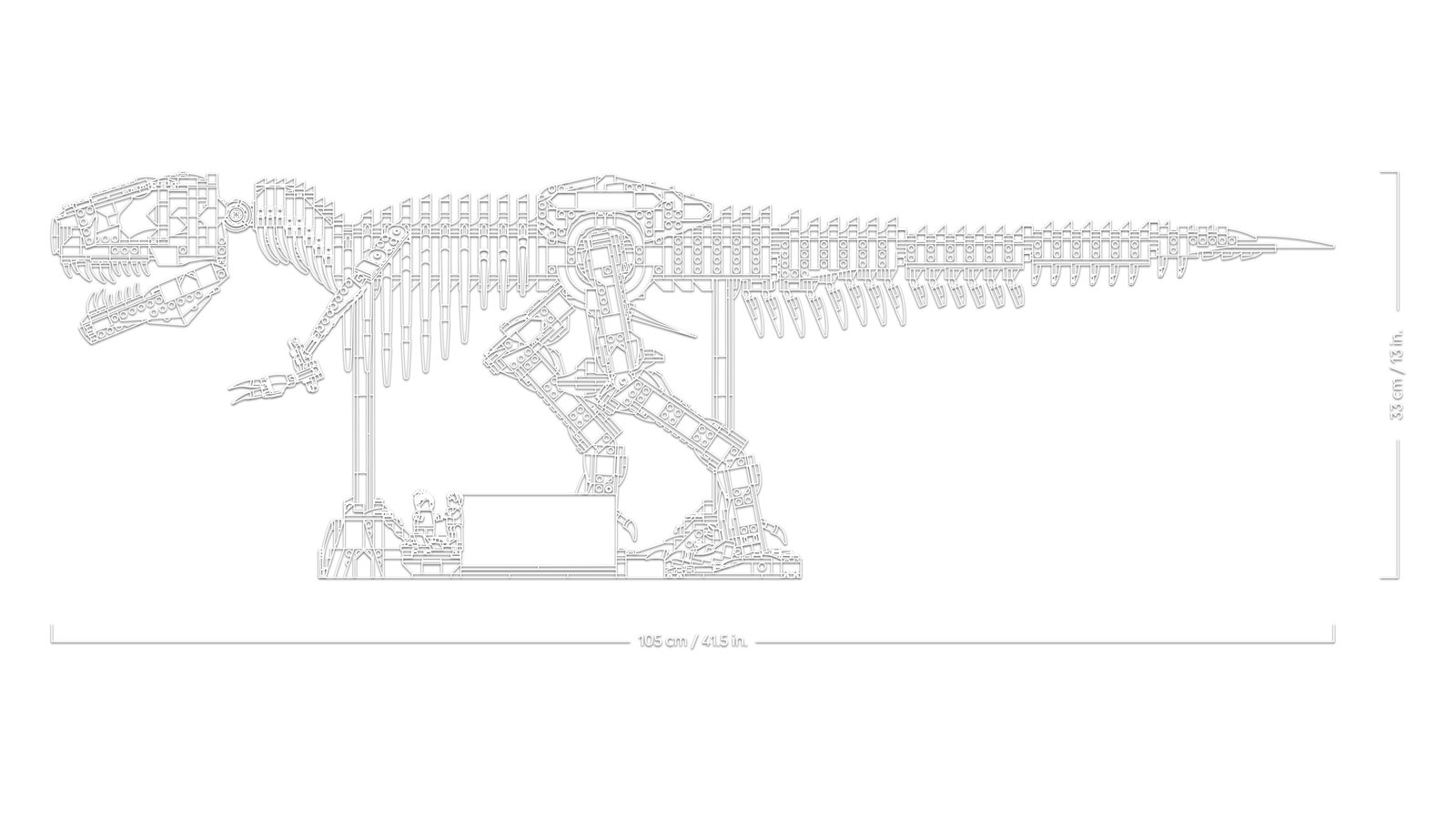 LEGO 76968 LEGO® Jurassic World 76968 - Dinosaurier-Fossilien: Tyrannosaurus rex – Detailansicht 1