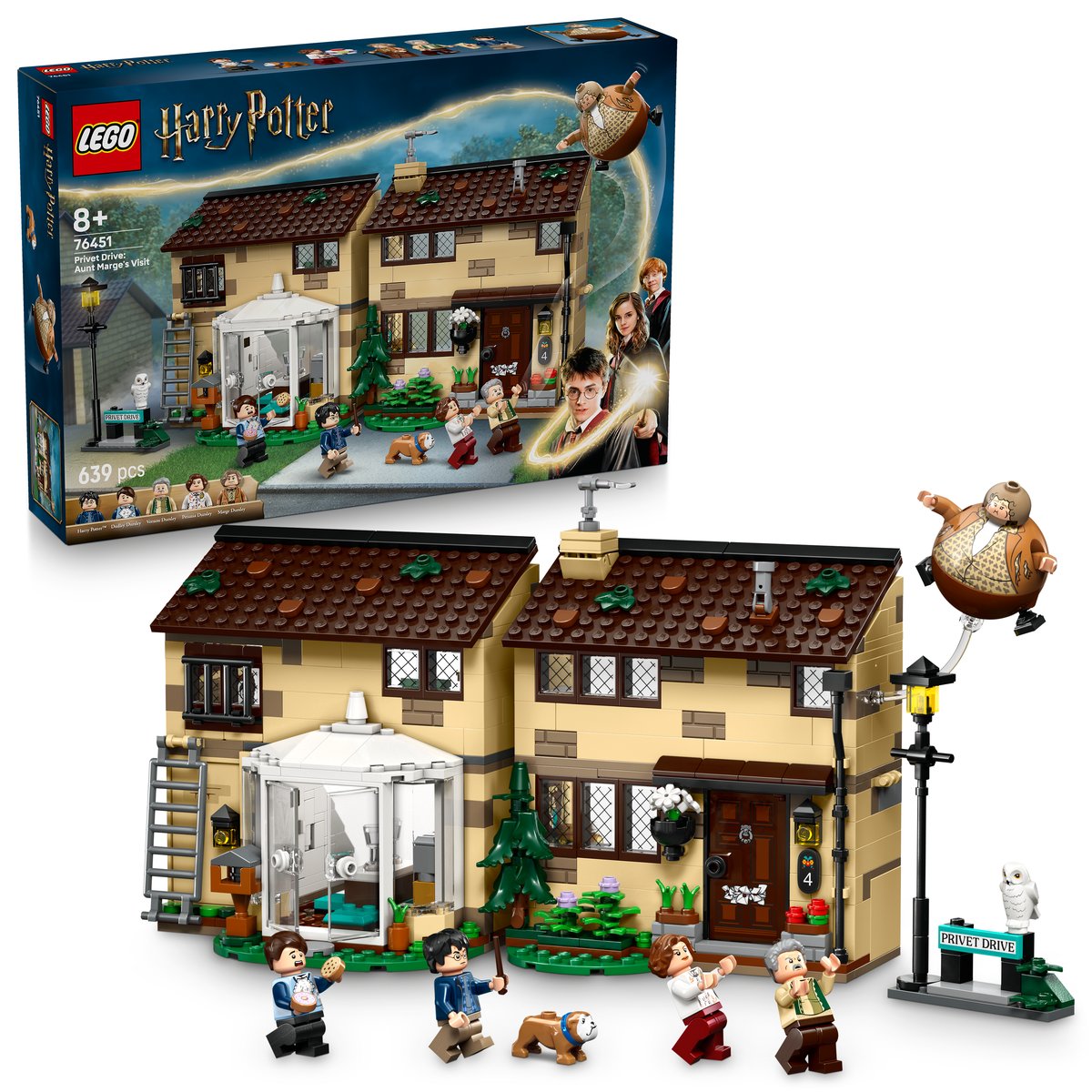 LEGO 76451 LEGO® Harry Potter™ 76451: Ligusterweg: Tante Magdas Besuch – Box & Produkt