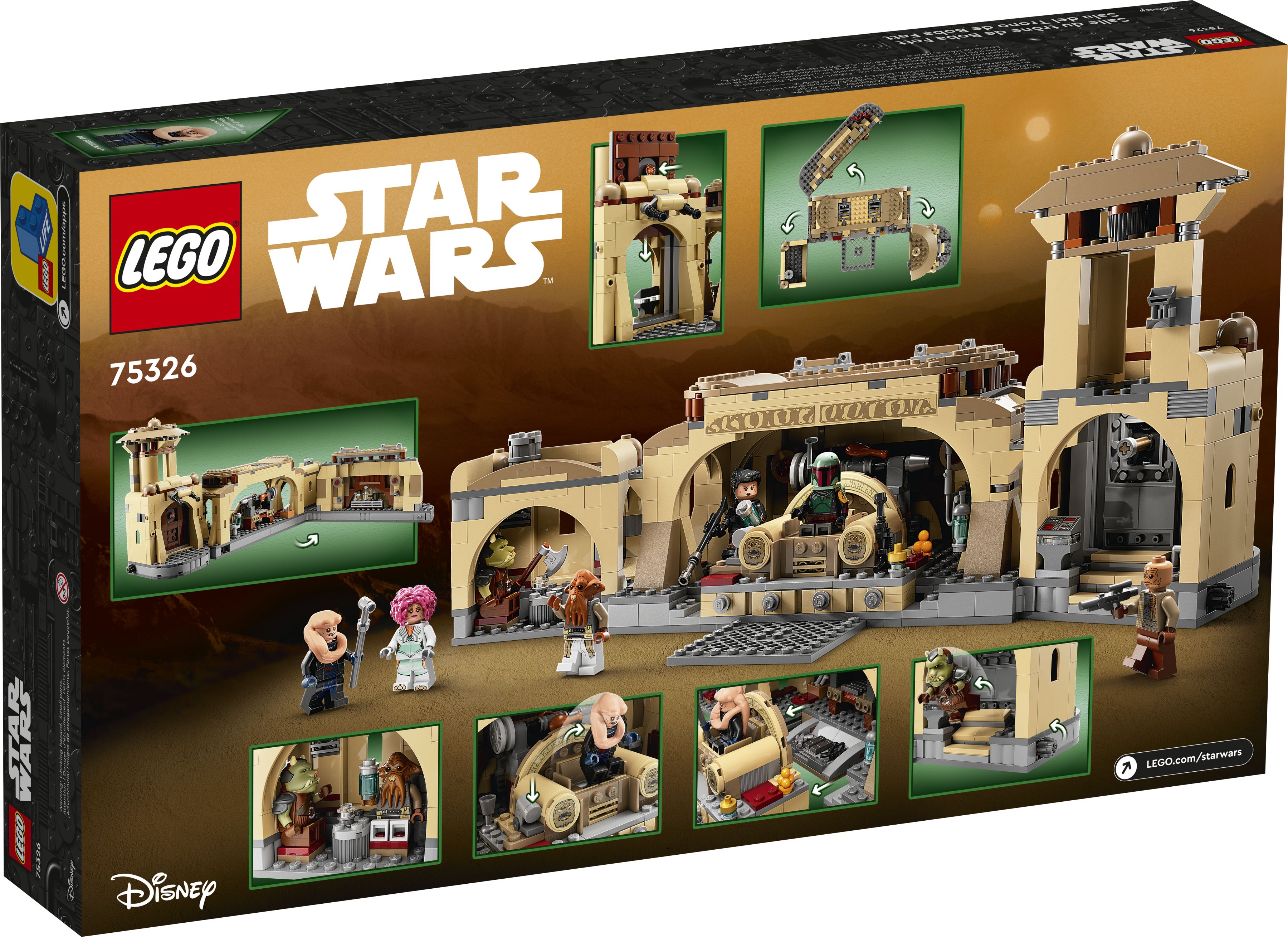 LEGO® Star Wars™ 75326 - Boba Fetts Thronsaal