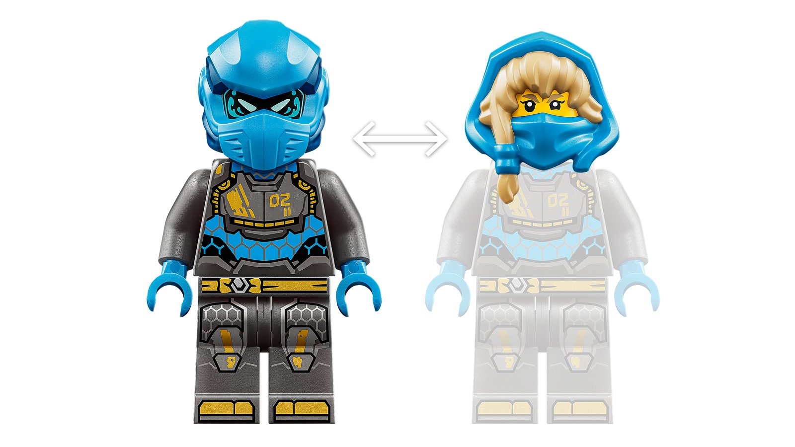 LEGO 71870 LEGO® NINJAGO® 71870 - Die Zwillings-Titanmechs – Detailansicht 4