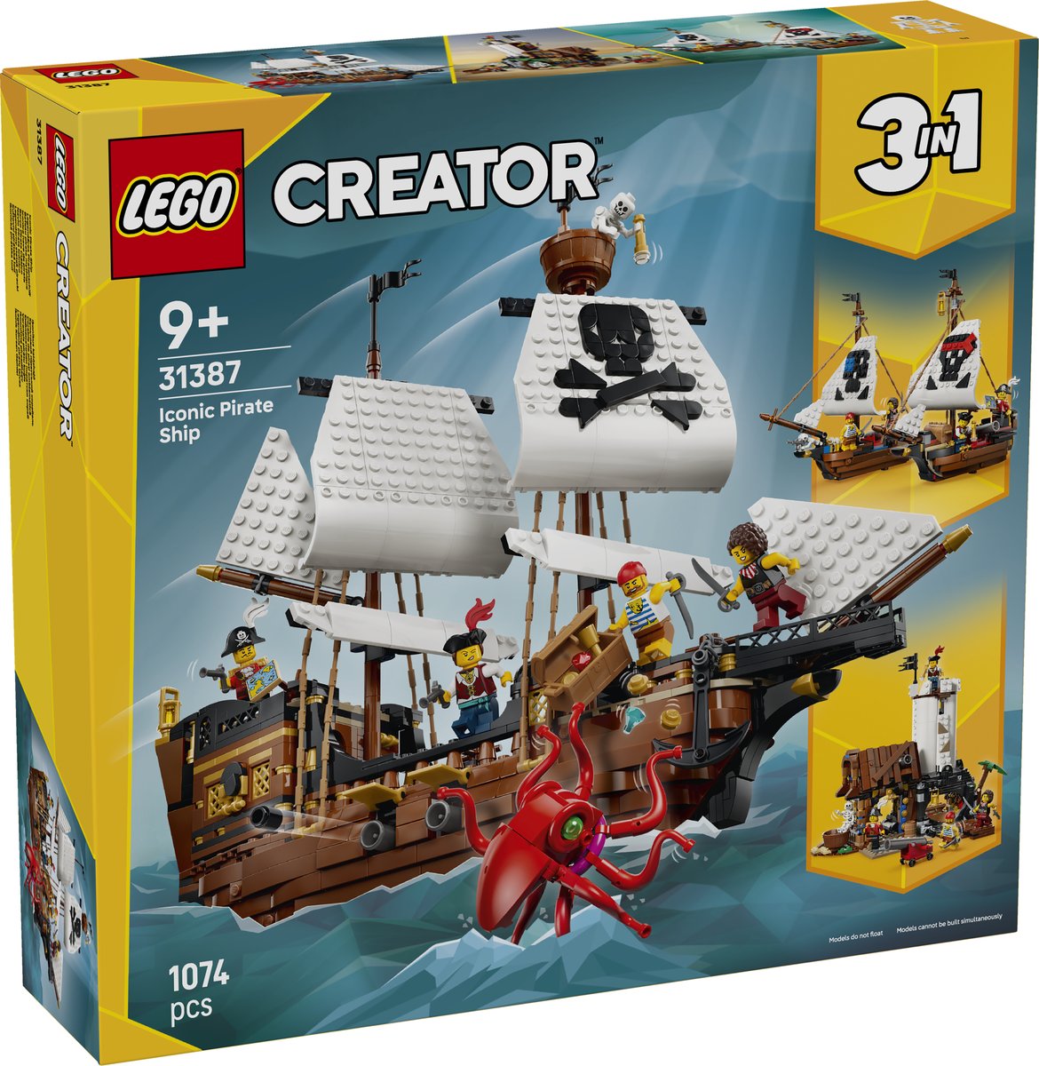 LEGO 31387 LEGO® Creator 31387 - Legendäres Piratenschiff – Verpackung vorne