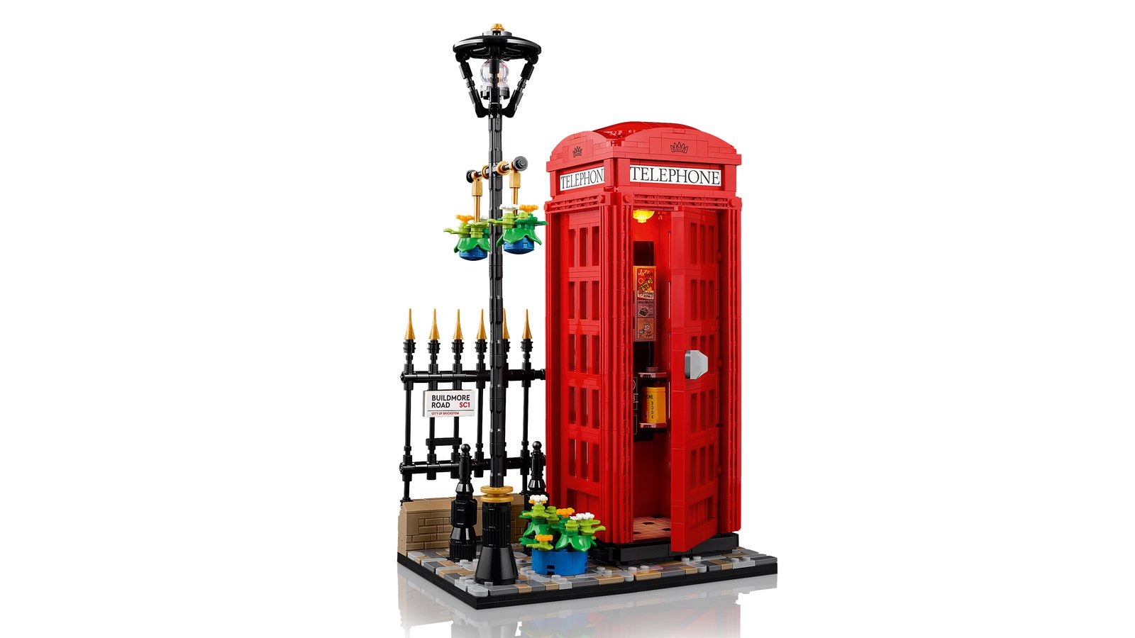 LEGO 21347 LEGO® Ideas 21347 - Rote Londoner Telefonzelle – Primaeres Produktbild