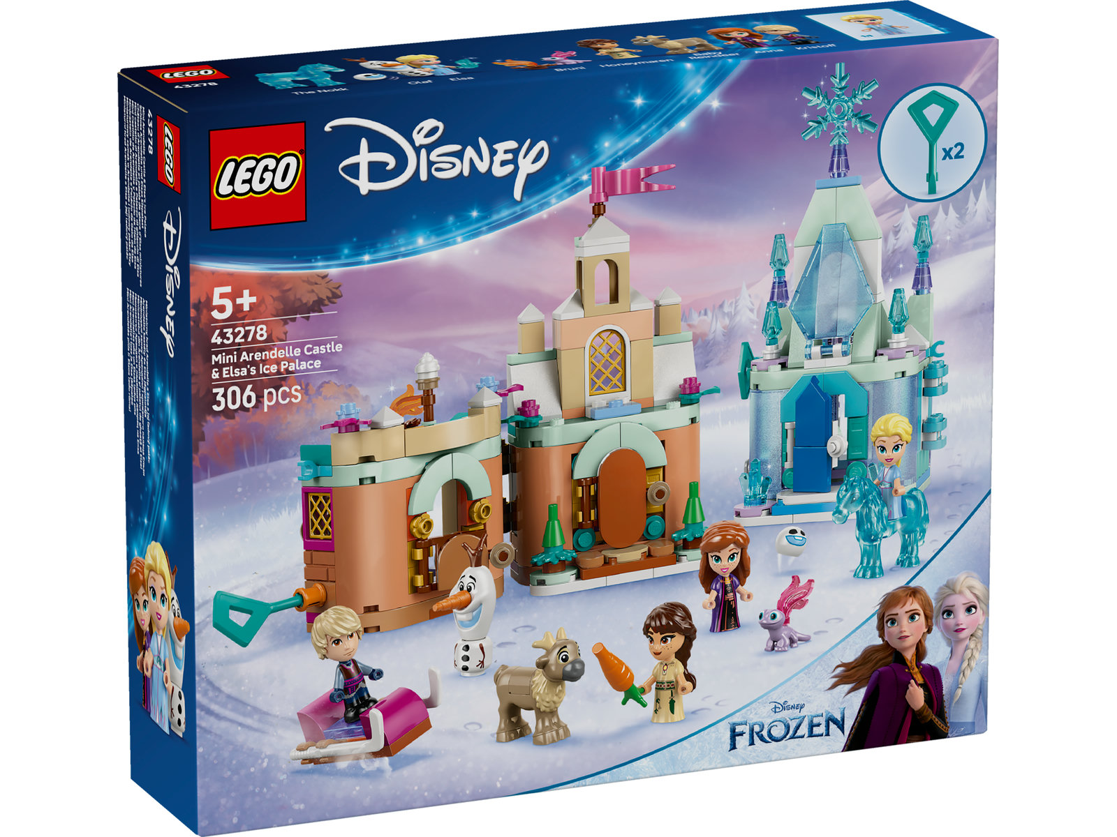 LEGO® Disney Princess 43278 - Schloss Arendelle und Elsas Eispalast LEGO® Disney Princess 43278 - Schloss Arendelle und Elsas Eispalast