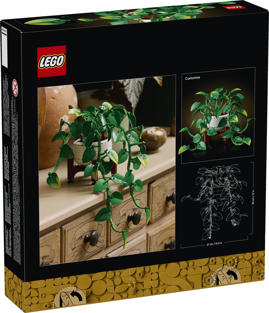 LEGO 11512 LEGO® Botanicals 11512 - Hängende Efeutute – Verpackung hinten