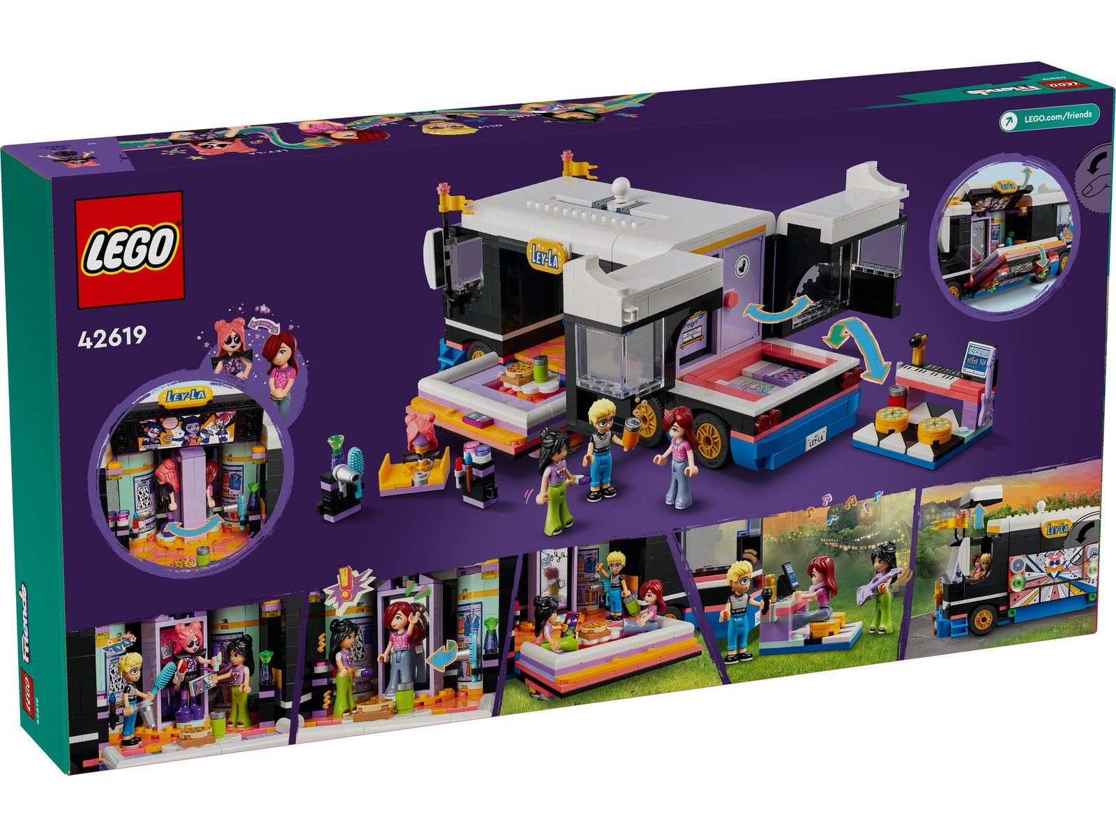 LEGO® Friends 42619 - Popstar-Tourbus