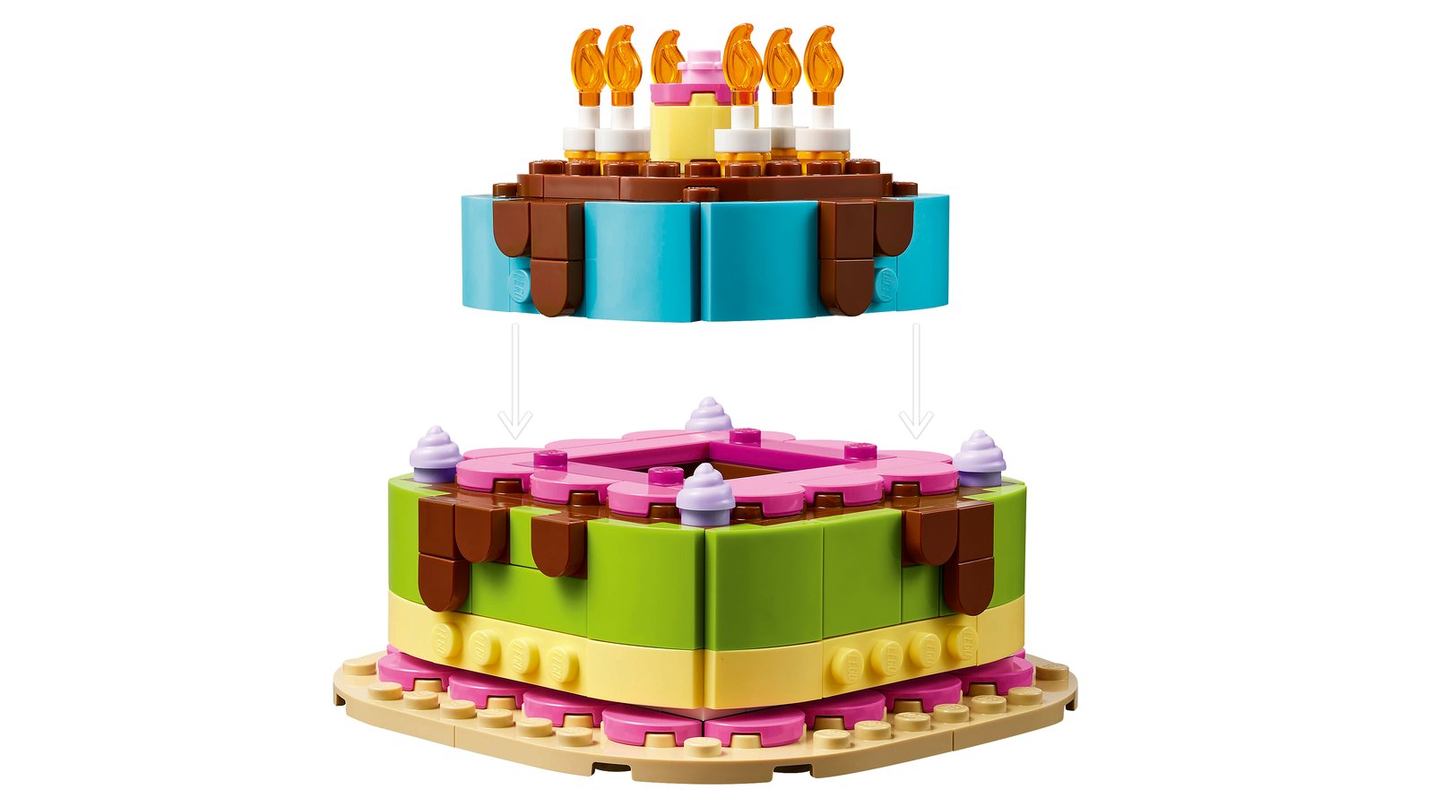 LEGO 40815 LEGO® LEGO Iconic 40815 - Geburtstagstorte – Detailansicht 3