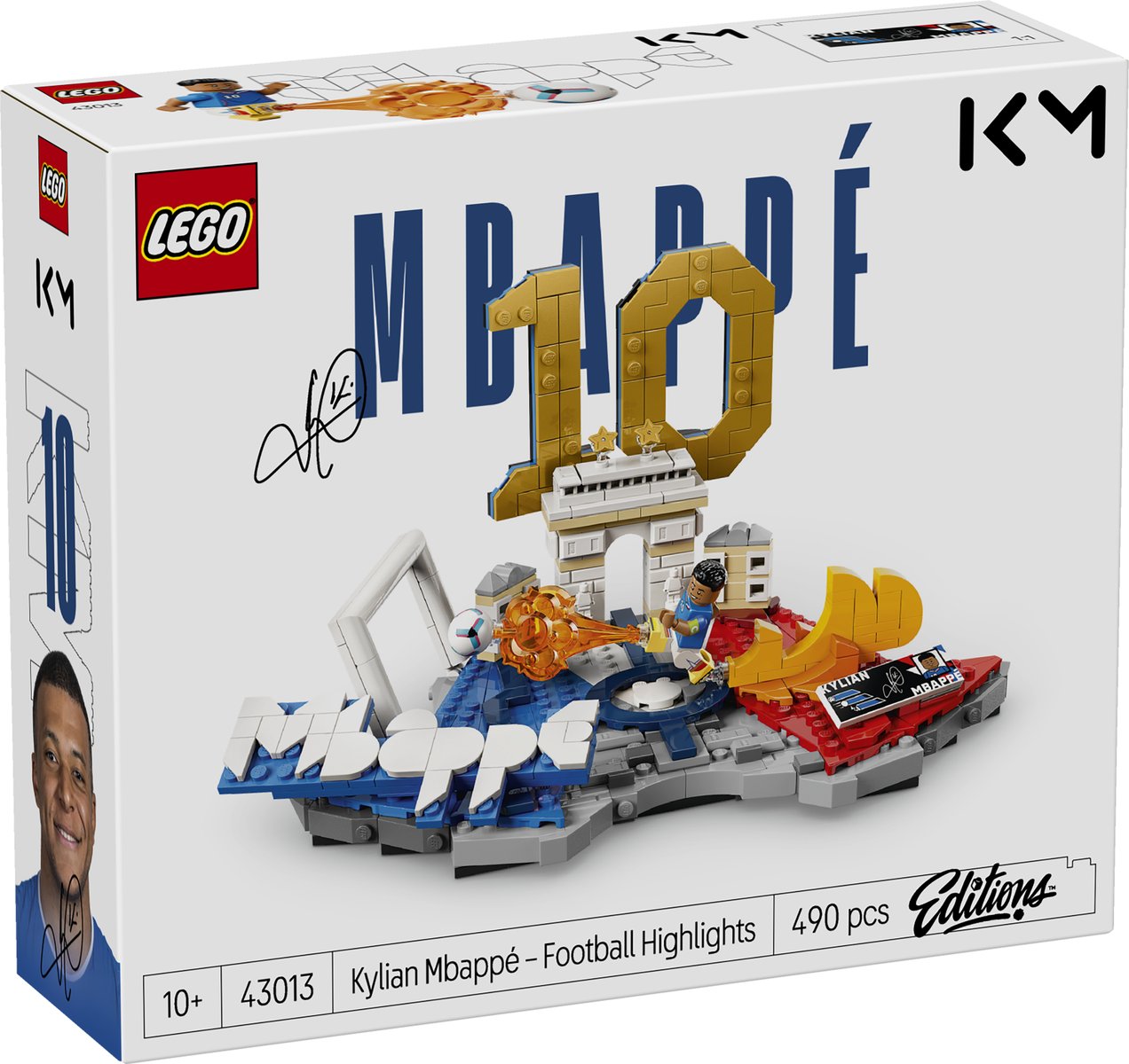 LEGO 43013 LEGO® Editions 43013 - Kylian Mbappé – Fußball-Highlights – Verpackung vorne