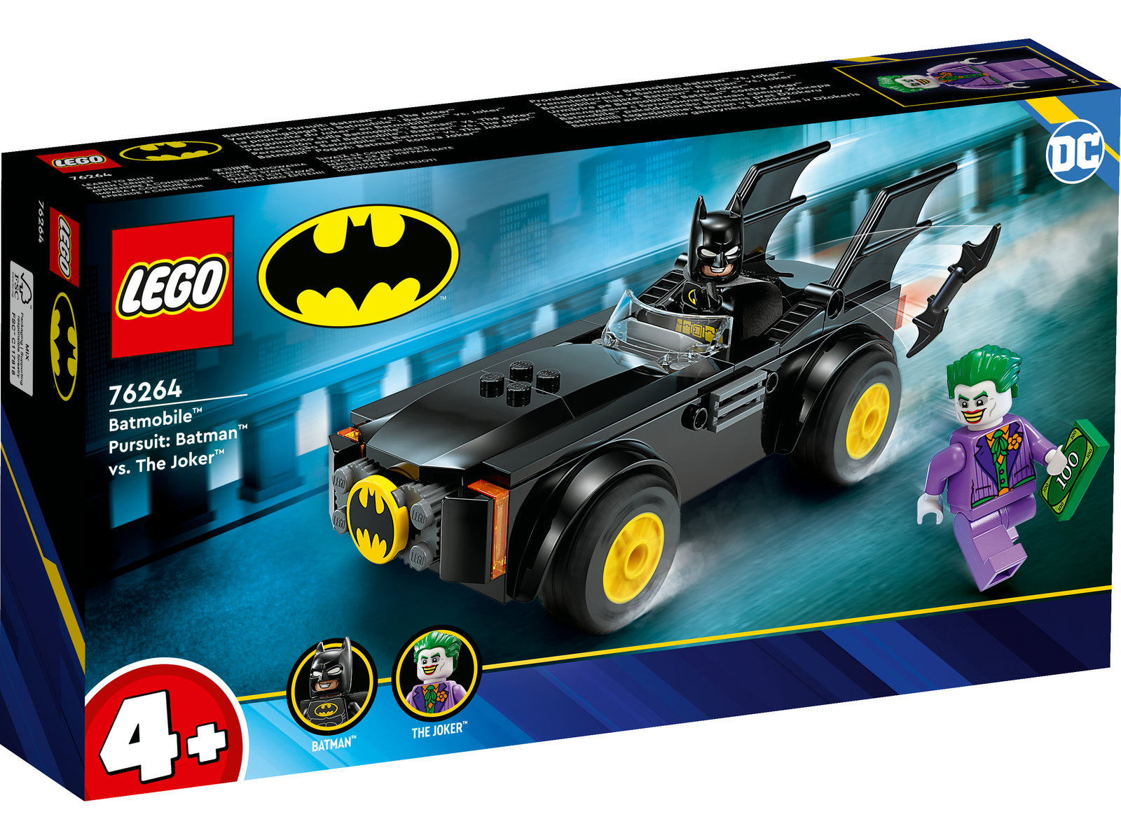 LEGO® DC 76264 - Verfolgungsjagd im Batmobile™: Batman™ vs. Joker™