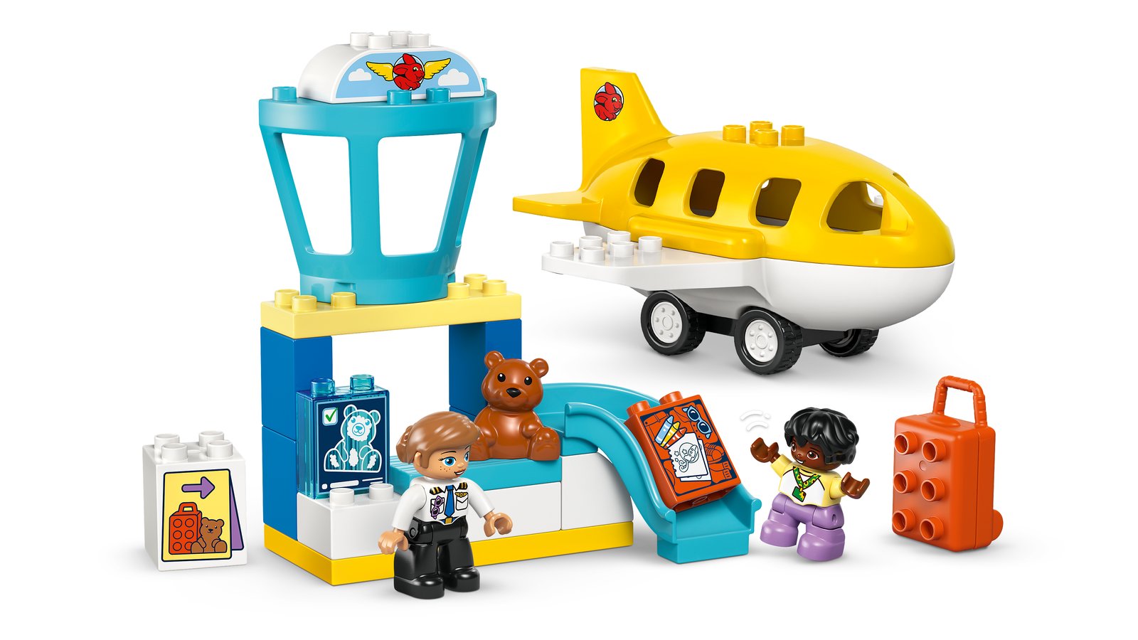 LEGO 10443 LEGO® DUPLO Town 10443 - Erster Besuch im Flughafen – Primaeres Produktbild