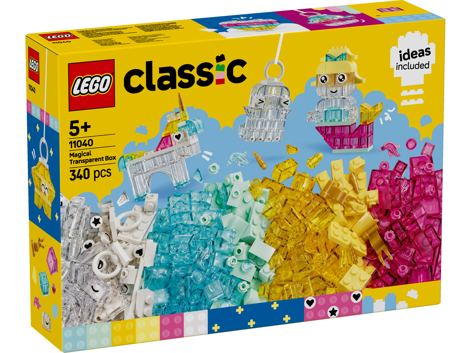 LEGO® Classic 11040 - Zauberbox mit durchsichtigen Steinen