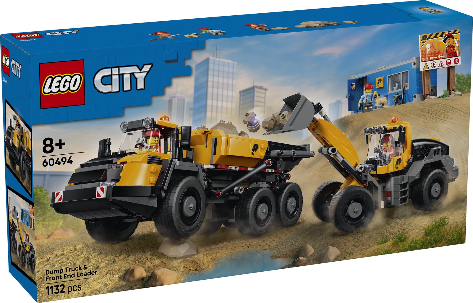 LEGO 60494 LEGO® City 60494 - Kipplaster und Schaufellader – Verpackung vorne