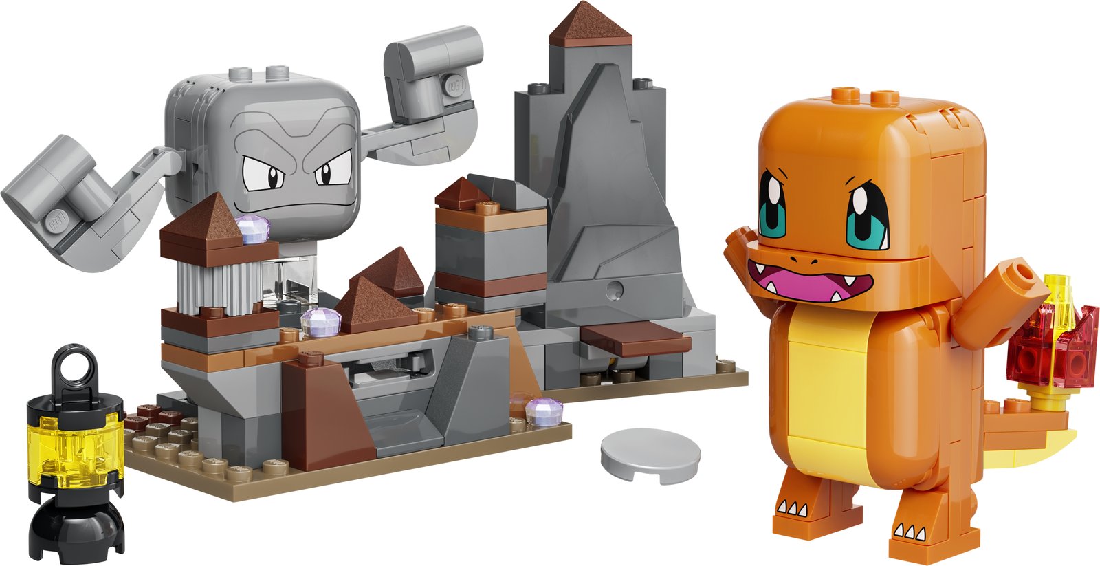 LEGO 72157 LEGO® Pokémon™ 72157 - SMART Play™: Glumandas und Kleinsteins Höhlenduell – Produktfoto