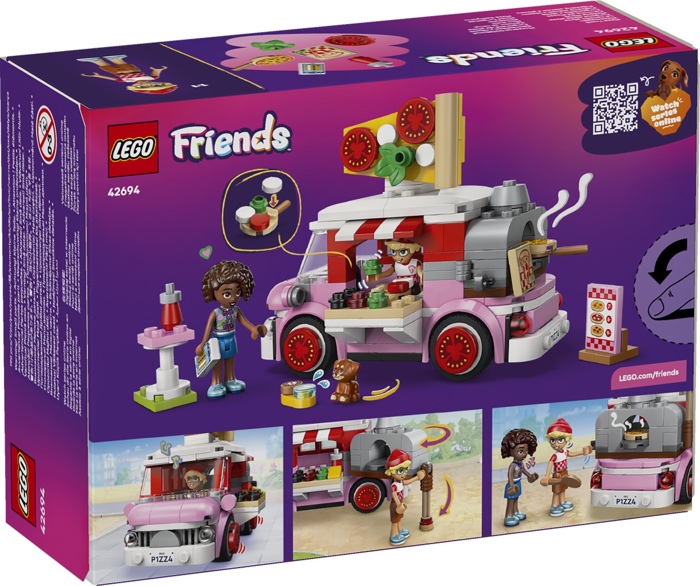 LEGO 42694 LEGO® Friends 42694 - Pizzawagen – Verpackung hinten