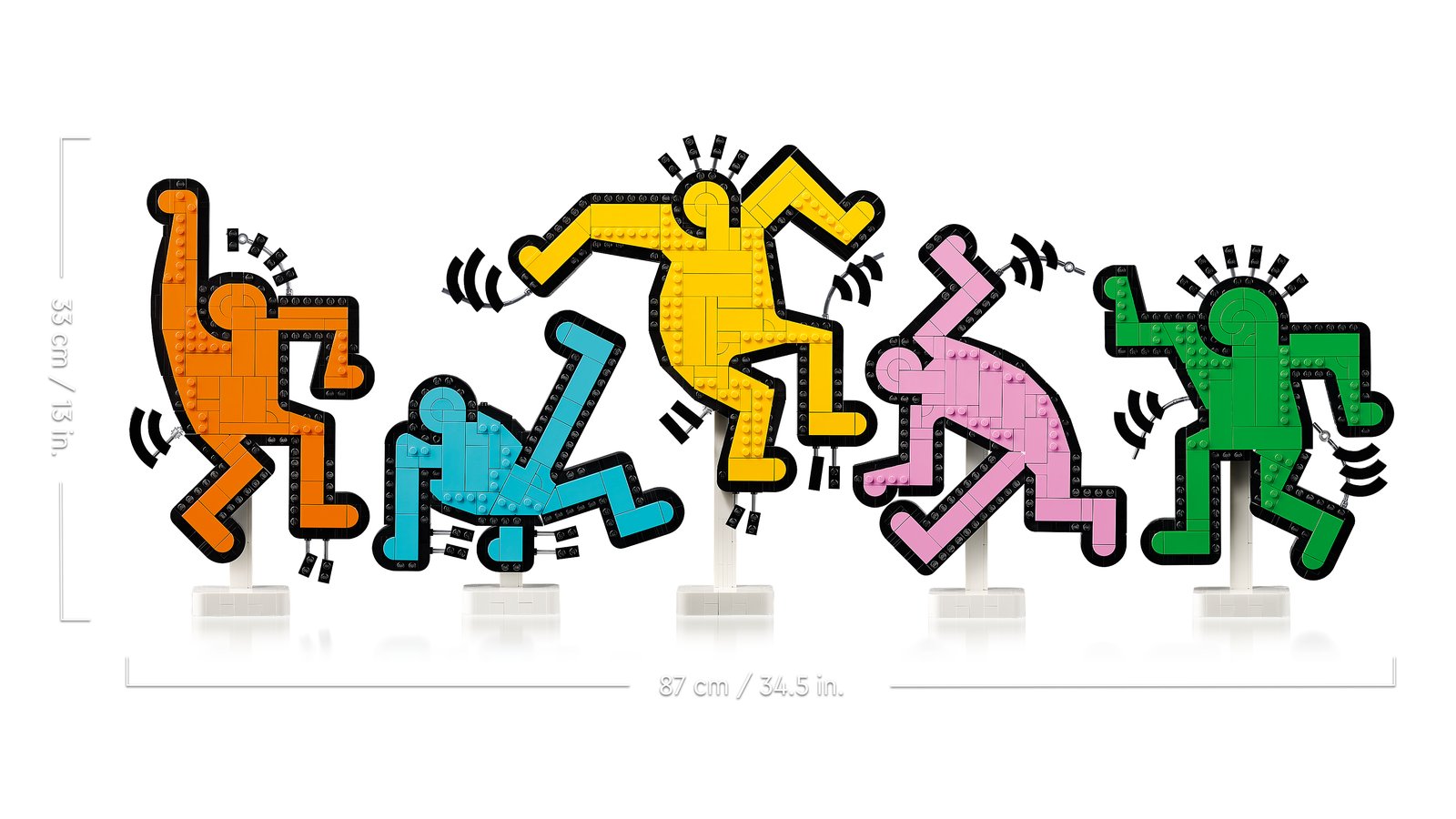 LEGO 31216 LEGO® ART 31216 - Keith Haring – Tanzende Figuren – Detailansicht 2