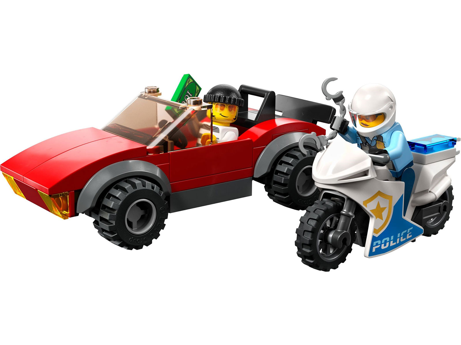 LEGO® City 60392 -Verfolgungsjagd mit dem Polizeimotorrad - Set