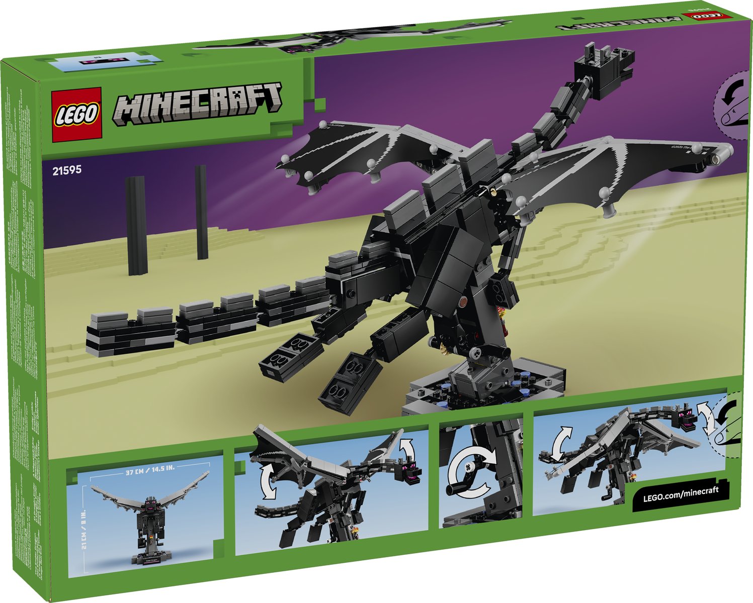 LEGO 21595 LEGO® Minecraft® 21595 - Der Enderdrache – Verpackung hinten