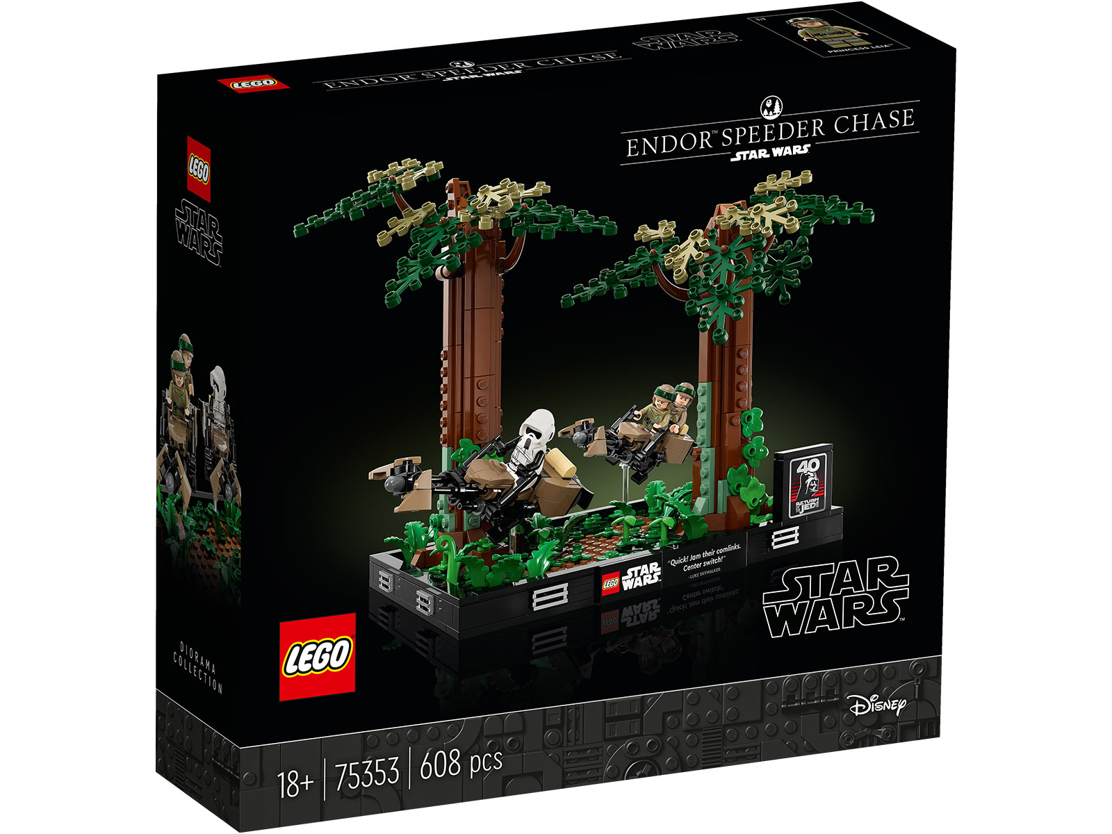 LEGO® Star Wars™ 75353 - Verfolgungsjagd auf Endor™ – Diorama LEGO® Star Wars™ 75353 - Verfolgungsjagd auf Endor™ – Diorama