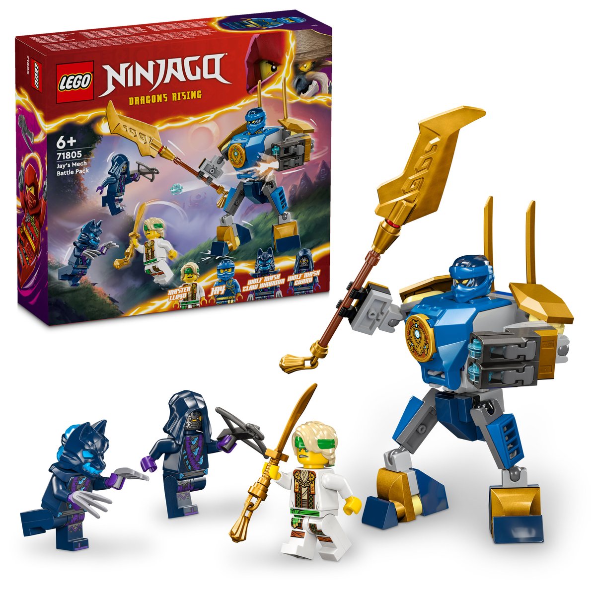 LEGO 71805 LEGO® Ninjago 71805 - Jays Battle Mech – Box & Produkt