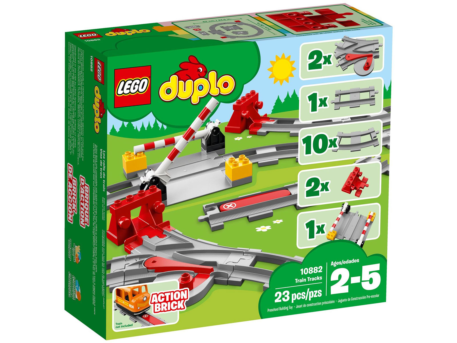 LEGO® DUPLO® 10882 - Eisenbahn Schienen