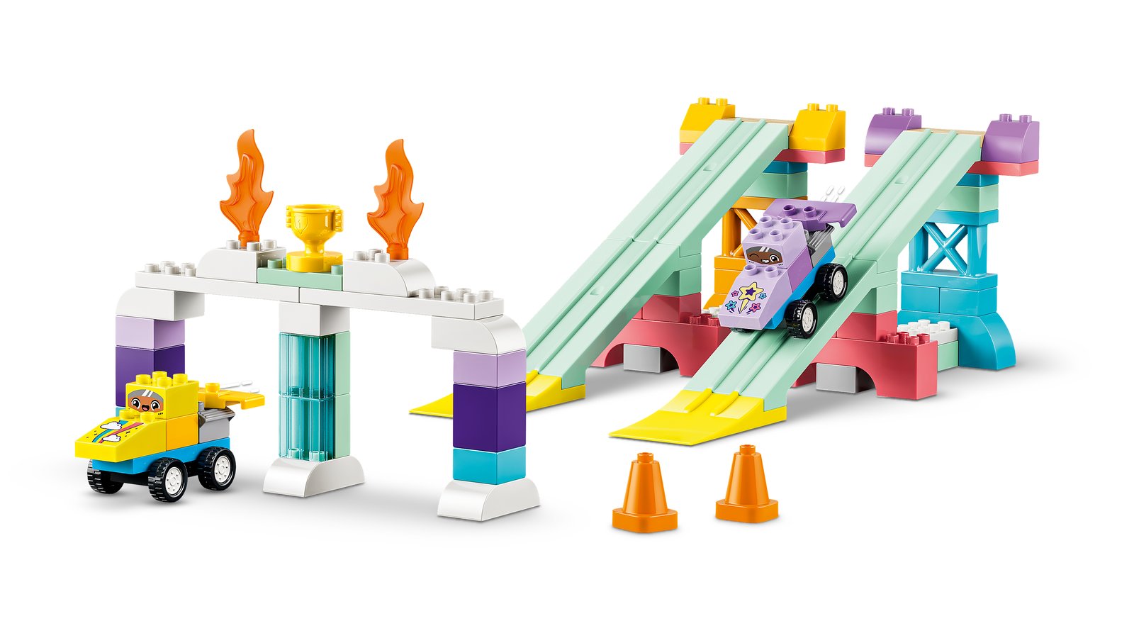 LEGO 10478 LEGO® DUPLO® Town 10478 - Kreative Sprungschanzen mit kleinen Flitzern 3-in-1-Set – Detailansicht 5