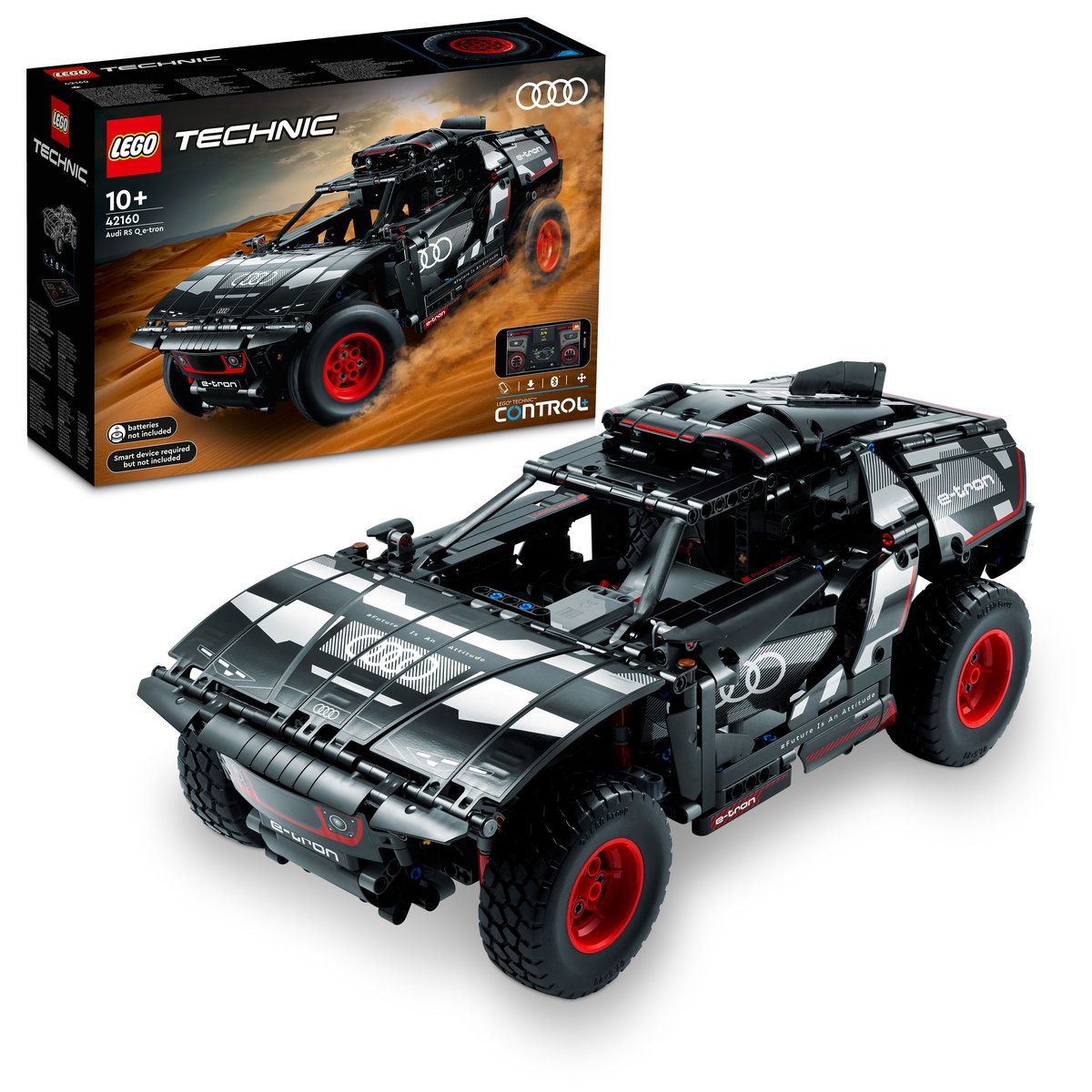LEGO 42160 LEGO® Technic 42160 - Audi RS Q e-tron – Box & Produkt